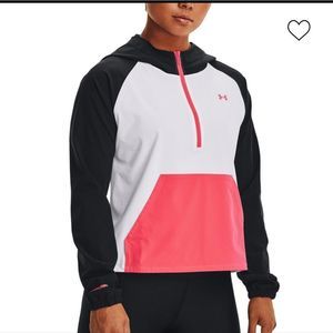 Black, white & fluorescent orange Under Armour jacket size XL, new with tags!